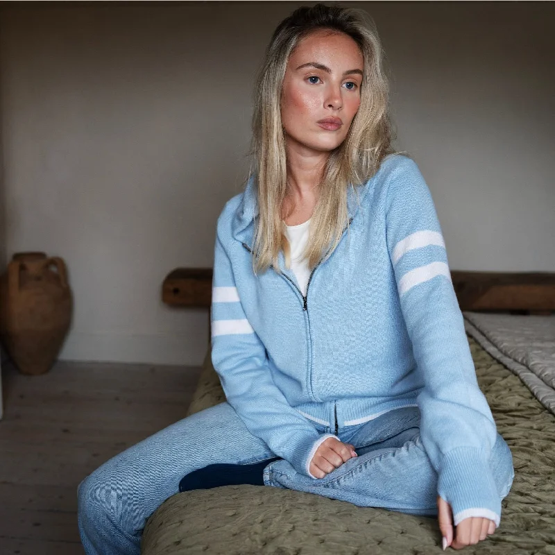 Feminine Elegant Women's Zip Hoodie