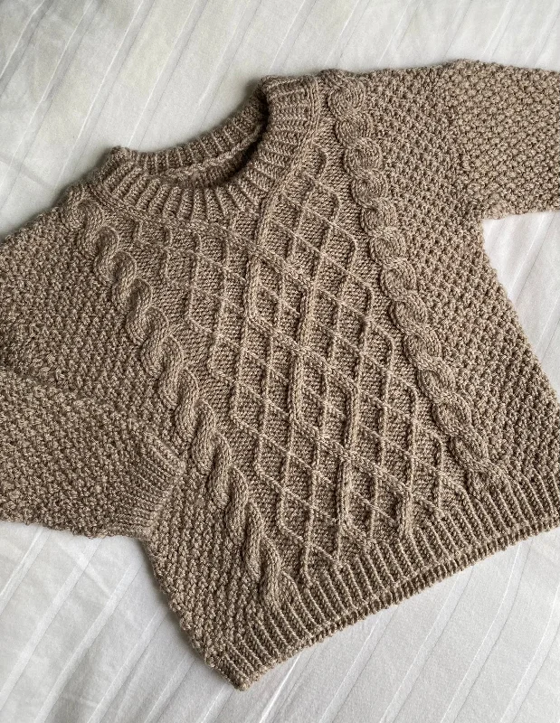 Holiday Glam Swirl Sweater Junior - Norsk