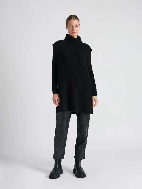 Flash Sale, Don't Miss Cashmere vest " Vedis" -  Black