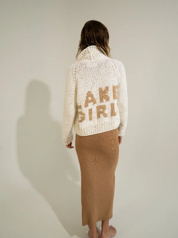 Style Upgrade Chunky Cotton Lake Girl Cardi