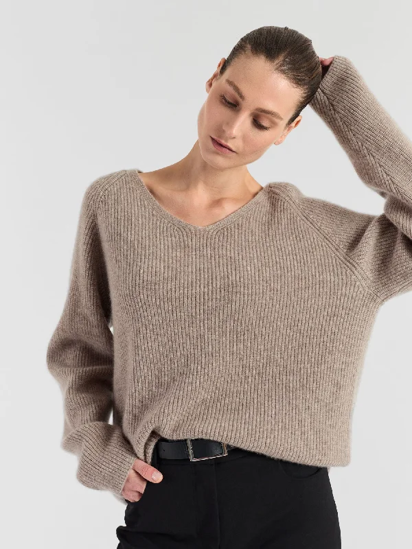 Fashion Sale Cashmere sweater "Maya" - toast