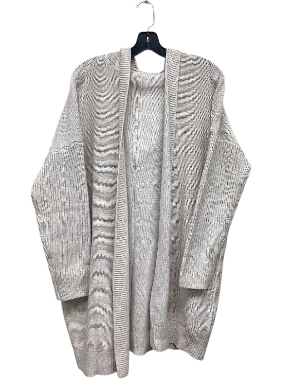Trendy Threads Sweater Cardigan By Clothes Mentor In Tan