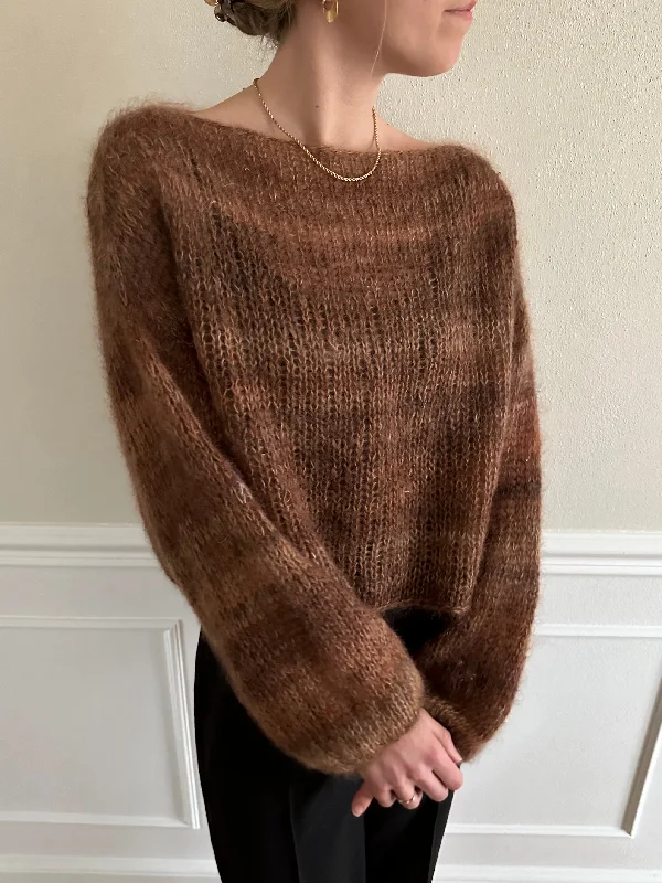 Feminine Elegance Big Boat Blouse - Norsk